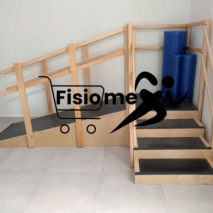 Escalera con rampa